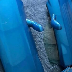 complete Jet Stream Blue OEM body for a C6 Corvette.