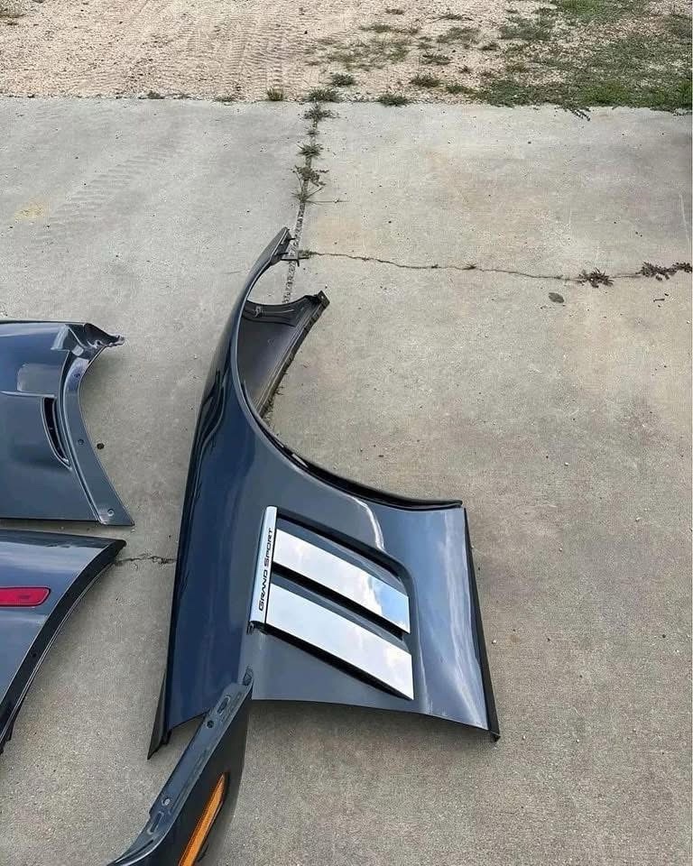 C6 Corvette Coupe OEM Wide Body Conversion Kit 2005-2013 - Image 4